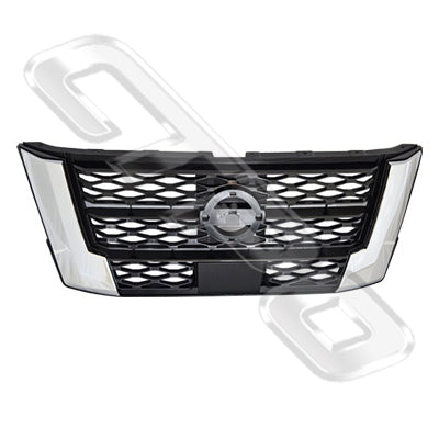 1645499-11 - GRILLE - CHROME - TO SUIT NISSAN NAVARA D23 NP300 2021-  F/LIFT