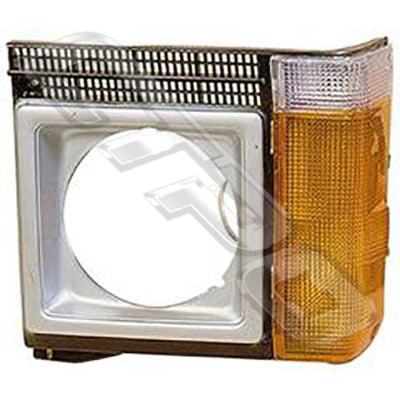 3485099-21 - HEADLAMP BEZEL - L/H - W/CORNER LAMP - TO SUIT MAZDA T3500/T4000/T4100 1984-89 WE