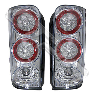 8192098-76PG - REAR LAMP - SET - L&R - CLEAR STYLE - W/LED - TO SUIT TOYOTA HIACE 1990-