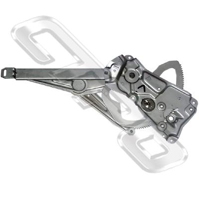 WINDOW REGULATOR - L/H - FRT DOOR - W/O MOTOR - TO SUIT BMW 3'S E36 4DR 1991-