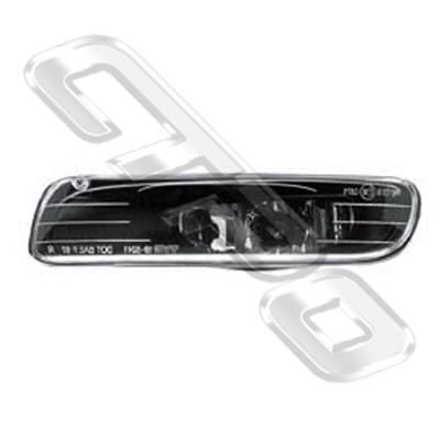 FOG LAMP - L/H - RECTANGULAR - TO SUIT BMW 3'S E46 1998 - SEDAN