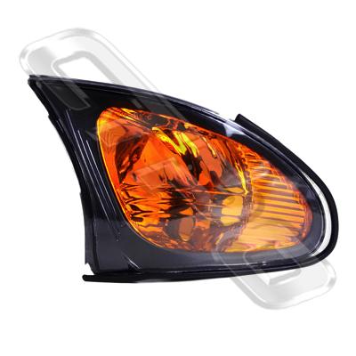 CORNER LAMP - R/H - BLACK SURROUND - AMBER - TO SUIT BMW 3'S E46 4D 2001-