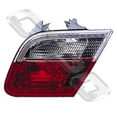 REAR LAMP - R/H - INNER - CLEAR/RED - TO SUIT BMW 3'S E46 2D 1998-