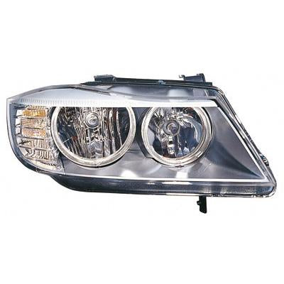 HEADLAMP - R/H - ELECTRIC - BLACK - TO SUIT BMW 3'S E90 2008-  4DR