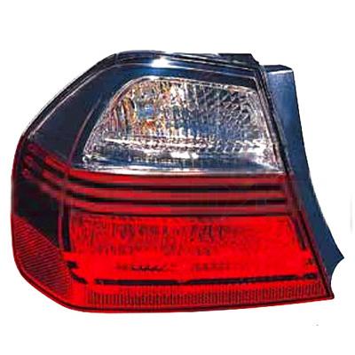 REAR LAMP - L/H - RED/CLEAR - OUTER - TO SUIT BMW 3'S E90 2005-08  4DR