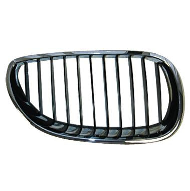 GRILLE - R/H - CHROME/BLACK - TO SUIT BMW 5'S E60 2003-