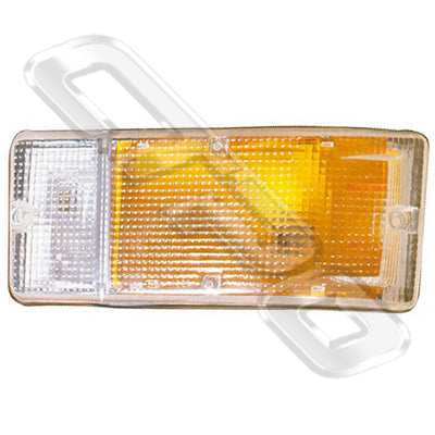 CORNER LAMP - L/H - AMBER/CLEAR - TO SUIT DAIHATSU DELTA V59/V78/V76 1985-98