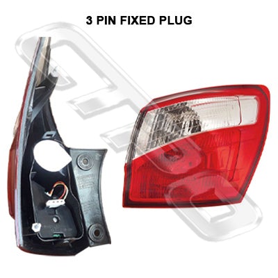 1621698-12  - REAR LAMP - R/H - TO SUIT NISSAN QASHQAI/DUALIS 2010-  F/LIFT