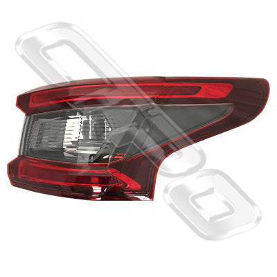 REAR LAMP - R/H - LED TYPE - TO SUIT NISSAN QASHQAI/DUALIS - J11 - 2017-