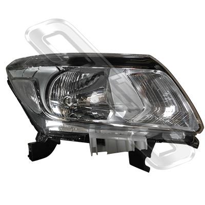 HEADLAMP - R/H - NON RUNNING LAMP TYPE - TO SUIT NISSAN NAVARA D23 NP300 2014-