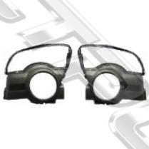 FOG LAMP BEZEL SET - L&R - TO SUIT NISSAN CARAVAN NV350 / E26 2013-