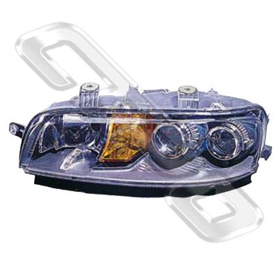 HEADLAMP - L/H - ELECTRIC - W/FOG LAMP - TO SUIT FIAT PUNTO 1999-2003