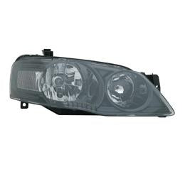 HEADLAMP - R/H - BLACK - TO SUIT FORD FALCON BF2 2007- ( NOT XR6/XR8 )