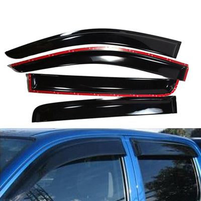 DOOR VISOR/WEATHERSHEILD SET - 4 PCS - 9CM - TO SUIT FORD RANGER 2012-