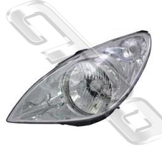 HEADLAMP - L/H - MANUAL - TO SUIT HYUNDAI I20 2009-