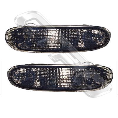 BUMPER LAMP SET - L&R - SMOKEY - TO SUIT MAZDA PRESSO EUNOS 1992-