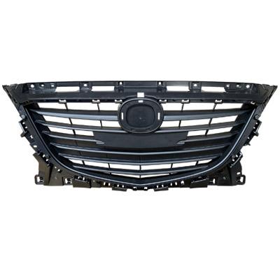 GRILLE - MAT/DARK GREY - TO SUIT MAZDA 3 2014-