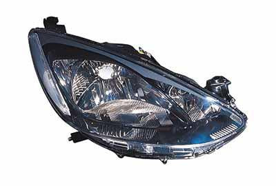 HEADLAMP - R/H - MANUAL/ELECTRIC - BLACK - TO SUIT MAZDA DEMIO/ MAZDA 2 - DE3F - 5DR H/B - 2007-