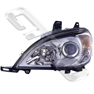 HEADLAMP - L/H - TO SUIT MERCEDES M CLASS 2002-04