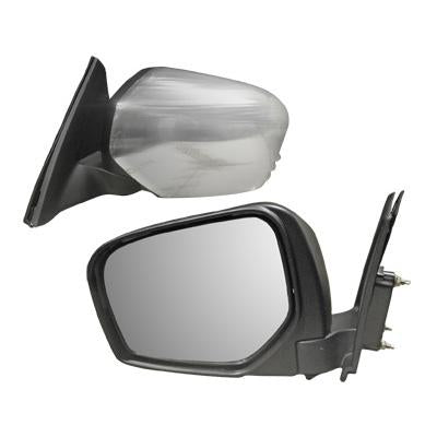 DOOR MIRROR - R/H - MANUAL - CHROME - TO SUIT MITSUBISHI TRITON L200 2005-