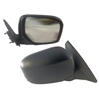 DOOR MIRROR - L/H - MANUAL - BLACK - TO SUIT MITSUBISHI TRITON L200 2005-