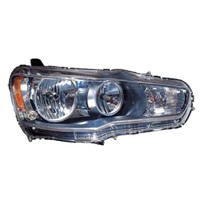 HEADLAMP - L/H - MANUAL - BLACK - TO SUIT MITSUBISHI LANCER CY 2008-