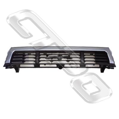 GRILLE - CENTRE - CHROME/BLACK - TO SUIT TOYOTA HILUX 4WD 1989-91