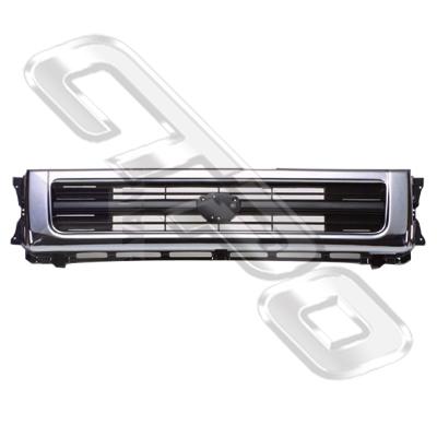 GRILLE - CENTRE - CHROME/BLACK - TO SUIT TOYOTA HILUX 4WD 1992-95