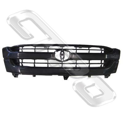 GRILLE - MAT DARK GREY - CENTRE - TO SUIT TOYOTA HILUX 2WD 2002-