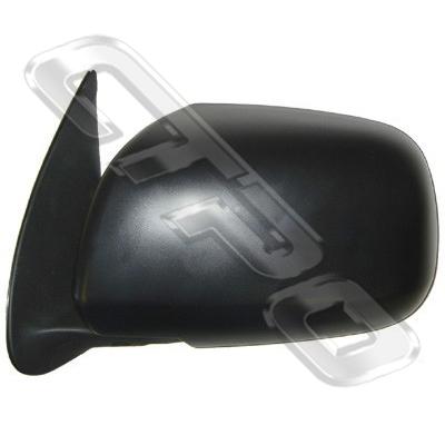 DOOR MIRROR - L/H - MANUAL - TO SUIT TOYOTA HILUX 2005-