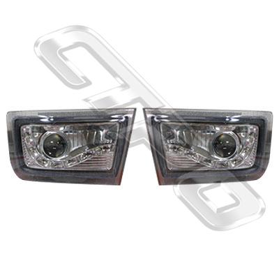 FOG LAMP SET - L&R - LED - TO SUIT TOYOTA PRADO J95 1996-