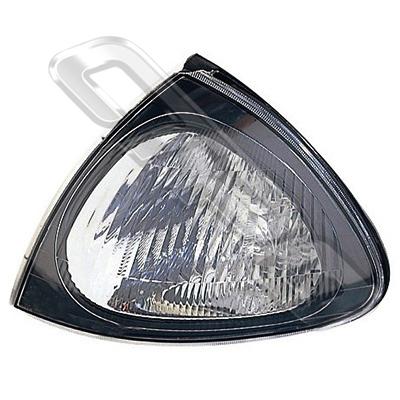 CORNER LAMP - L/H - CLEAR - BLACK - TO SUIT TOYOTA CALDINA 1998 - ST210/215