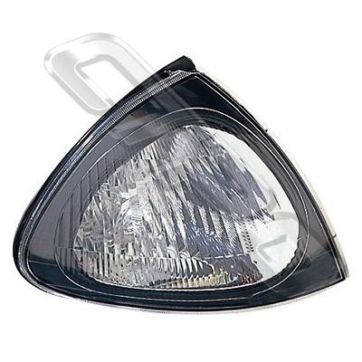 CORNER LAMP - R/H - CLEAR - BLACK - TO SUIT TOYOTA CALDINA 1998 - ST210/215