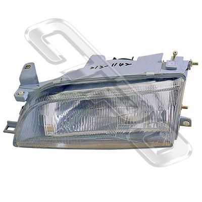 HEADLAMP - L/H - W/E - PLASTIC LENS - TO SUIT TOYOTA COROLLA AE100 1992-