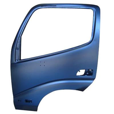 FRONT DOOR SHELL - L/H - W/MIRROR AND REFLECTOR AND LAMP HOLE - TOYOTA DYNA XZU320 2000-