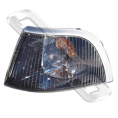 CORNER LAMP - R/H - CLEAR - BLACK INNER - TO SUIT VOLVO S40/V40 1998-01