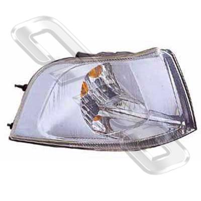 CORNER LAMP - R/H - CLEAR - CHROME INNER - TO SUIT VOLVO S40/V40 2001-03