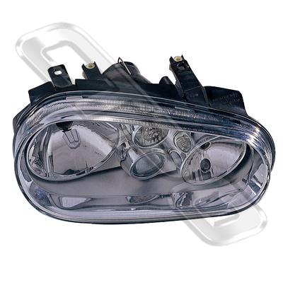 HEADLAMP - W/FOG LAMP - R/H - TO SUIT VW GOLF MK4 1998-